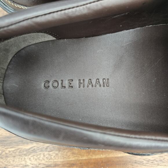 Cole Haan Shoes Mens 11 M Brown Leather Tucker Venetian Slip On Loafers Comfort